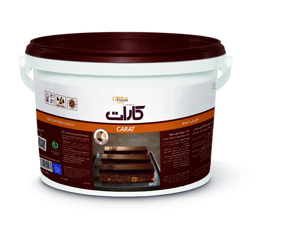 کارات دکورکرم شوکو گلنان پوراتوس 12 کیلویی (2 سطل 6 کیلویی)