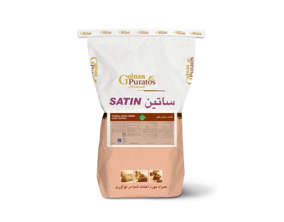 تگرال ساتین کرم کیک تافی گلنان پوراتوس 20 کیلو گرمی (عمده)