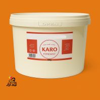 خمیر فوندانت کارو karo نارنجی 12 کیلویی (تعداد دو سطل 6 کیلویی در کارتن عمده)