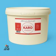 خمیر فوندانت کارو karo آبی 12 کیلویی (تعداد دو سطل 6 کیلویی در کارتن عمده)